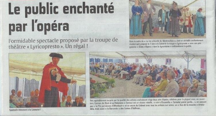 article du journal de montreuil